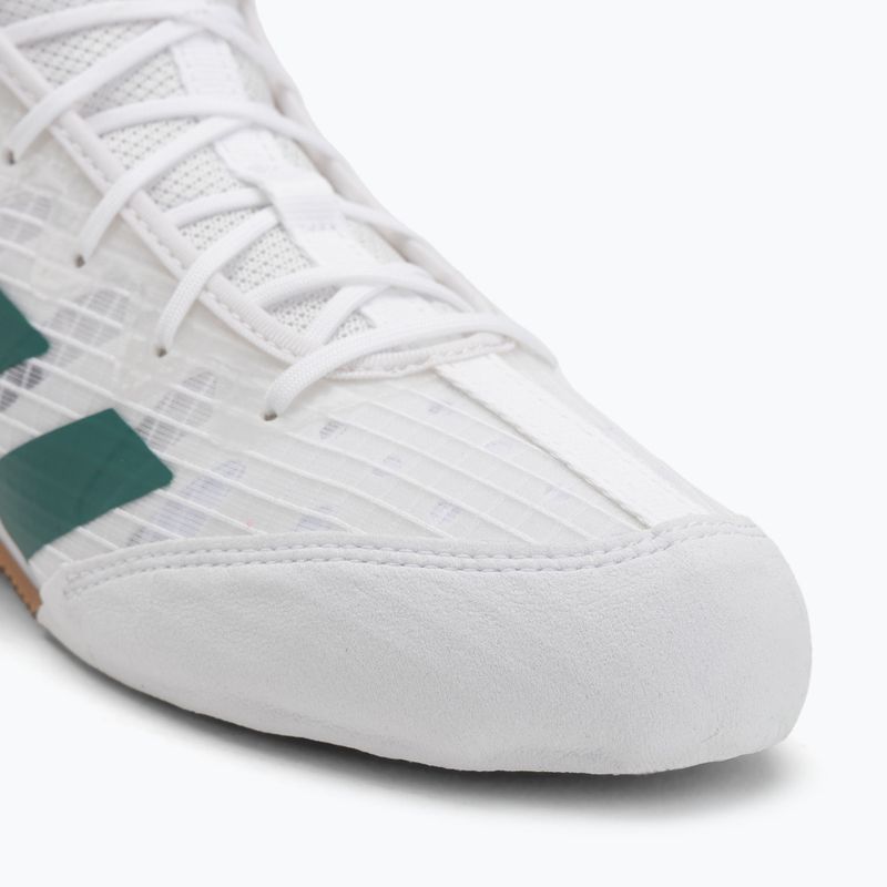 adidas Box Hog 4 felhő fehér/kollegiális zöld/magfekete boksz cipő 7
