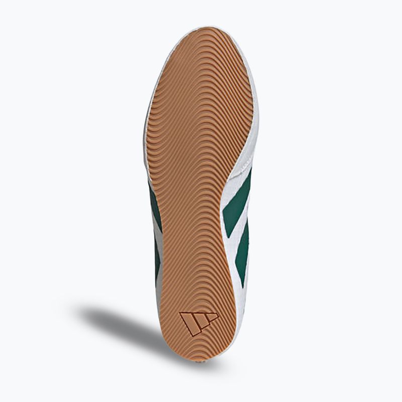 adidas Box Hog 4 felhő fehér/kollegiális zöld/magfekete boksz cipő 7