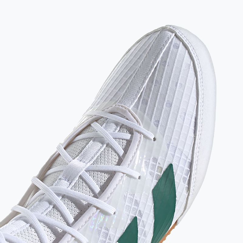 adidas Box Hog 4 felhő fehér/kollegiális zöld/magfekete boksz cipő 8