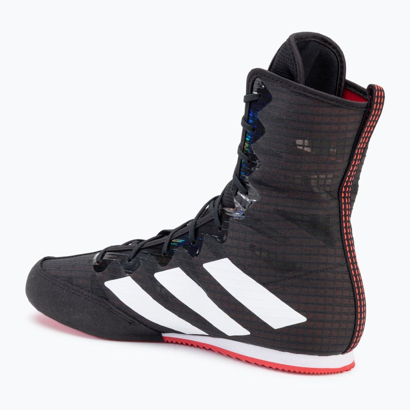 adidas Box Hog 4 core fekete/felhőfehér/tiszta rubin bokszcipő 3
