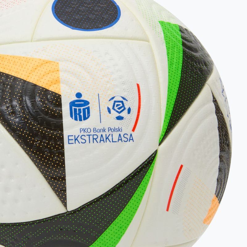 adidas Ekstraklasa Pro labdarúgó fehér/fekete/világoskék méret 5 3