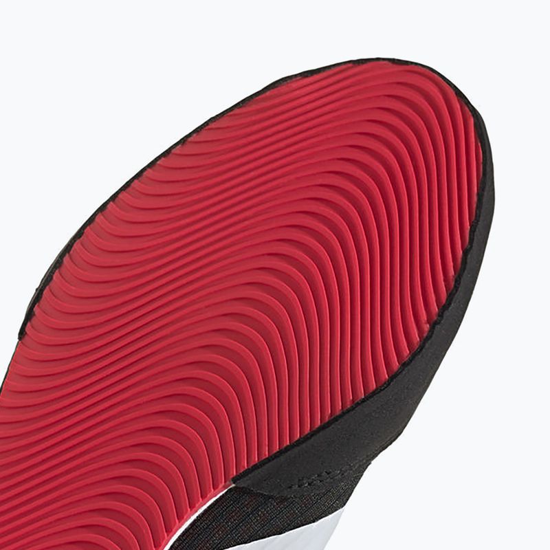 adidas Box Hog 4 core fekete/felhőfehér/tiszta rubin bokszcipő 10