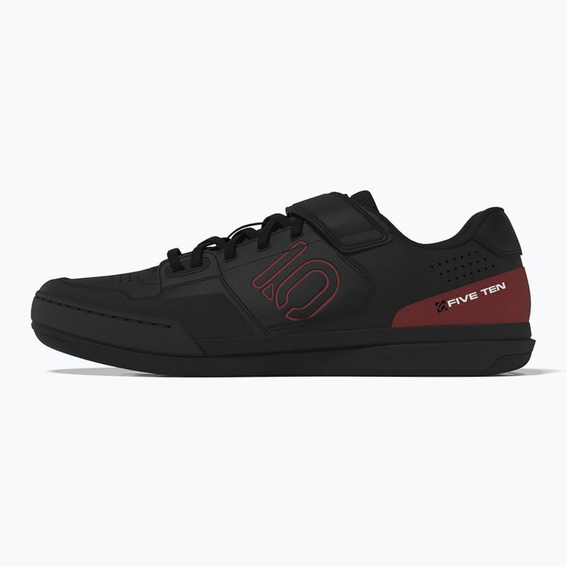 Férfi MTB kerékpáros cipő adidas FIVE TEN Hellcat mag fekete/piros/felhő fehér 2