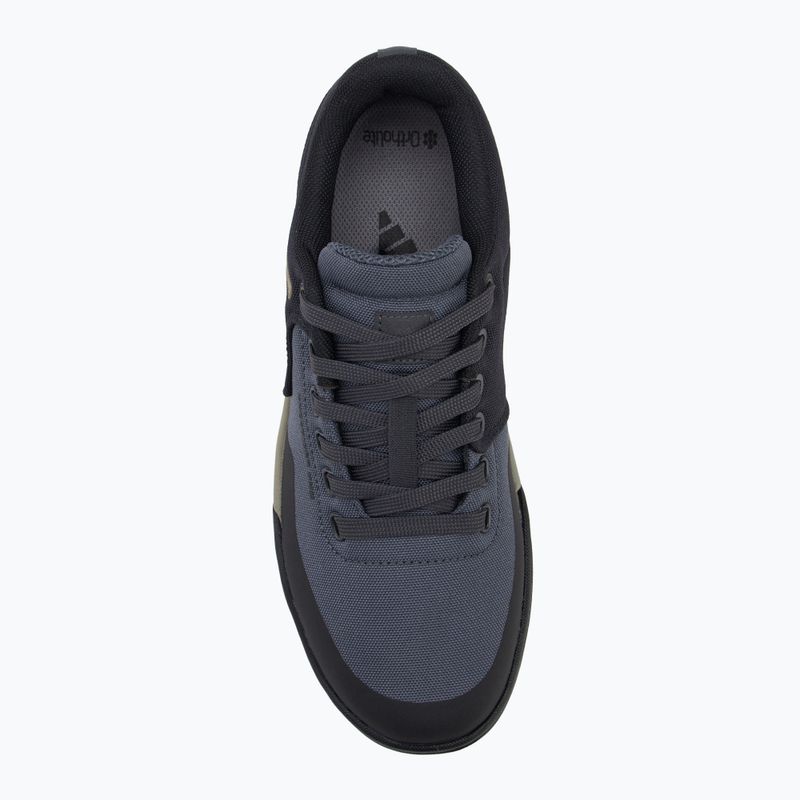 Férfi platform kerékpáros cipő adidas FIVE TEN Freerider Pro Canvas szürke hat/ezüst kavics/fekete 5
