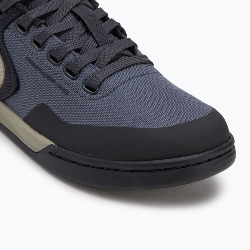 Férfi platform kerékpáros cipő adidas FIVE TEN Freerider Pro Canvas szürke hat/ezüst kavics/fekete 7