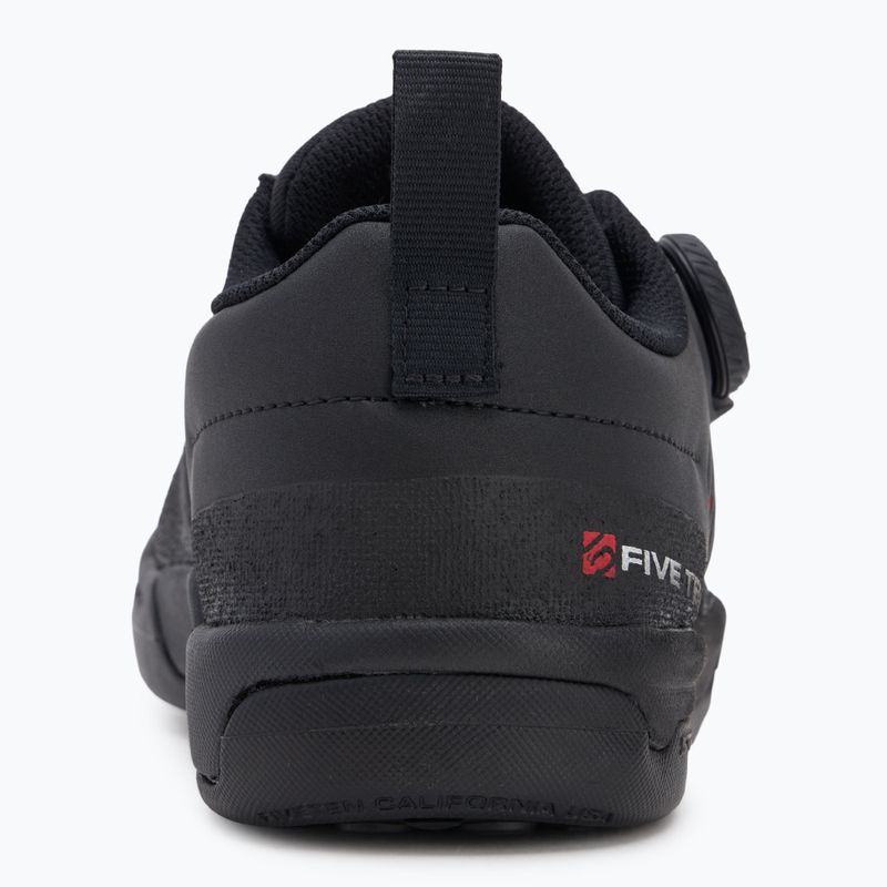 Férfi adidas FIVE TEN Freerider Pro Boa fekete/piros/felhő fehér platform kerékpáros cipő 6