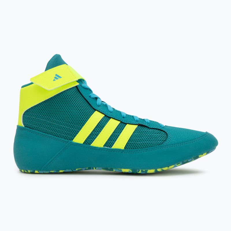 Bokszcipők adidas HVC Purple Team/Lucid Lemon/Signal Cyan 2