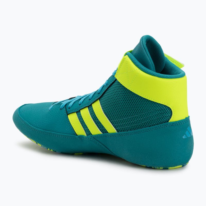 Bokszcipők adidas HVC Purple Team/Lucid Lemon/Signal Cyan 3