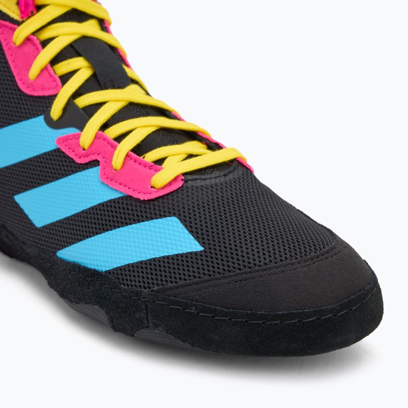 Bokszcipő adidas Adizero black/signal cyan/shock pink 7