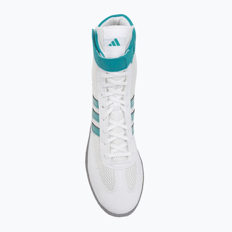 Bokszcipők adidas Combat Speed.4 white/purple team/grey three 5
