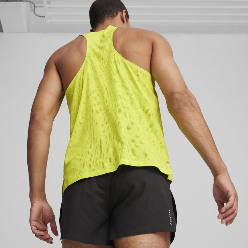 Férfi futó felső PUMA Run Ultraspun Singlet zöld 4