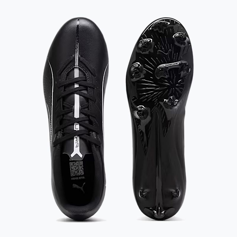 PUMA Ultra 5 Play FG/AG labdarúgócipő puma fekete/puma fehér 10