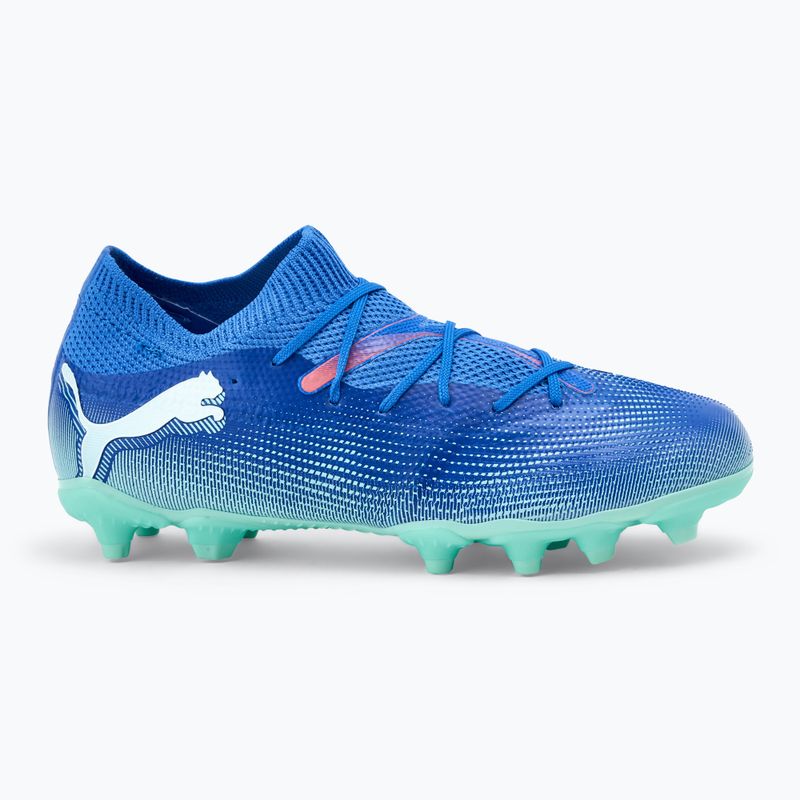 Gyerek focicipő PUMA Future 7 Match FG/AG Jr bluemazing/puma white/electric peppermint 2