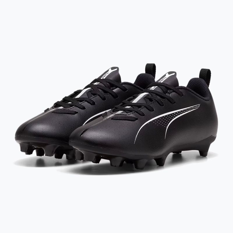 PUMA Ultra 5 Play FG/AG Jr gyermek futballcipő puma fekete/puma fehér 8