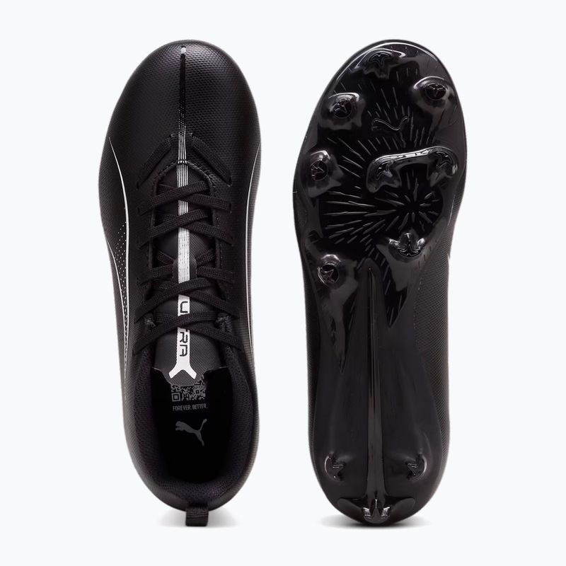 PUMA Ultra 5 Play FG/AG Jr gyermek futballcipő puma fekete/puma fehér 11