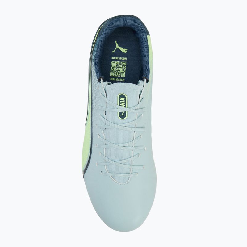 PUMA King Match MxSG férfi futballcipő fagyott harmat/szeszes alma 5
