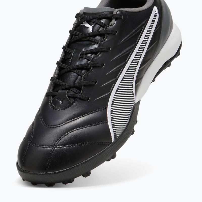 PUMA King Pro TT labdarúgócipő puma fekete/puma fehér/hideg sötétszürke 12