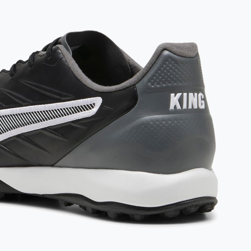 PUMA King Pro TT labdarúgócipő puma fekete/puma fehér/hideg sötétszürke 13