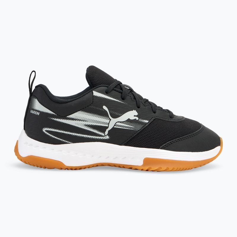 PUMA Varion II Jr gyermek beltéri sportcipő puma fekete/hűvös világosszürke/gumi 2