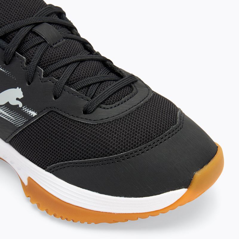 PUMA Varion II Jr gyermek beltéri sportcipő puma fekete/hűvös világosszürke/gumi 7