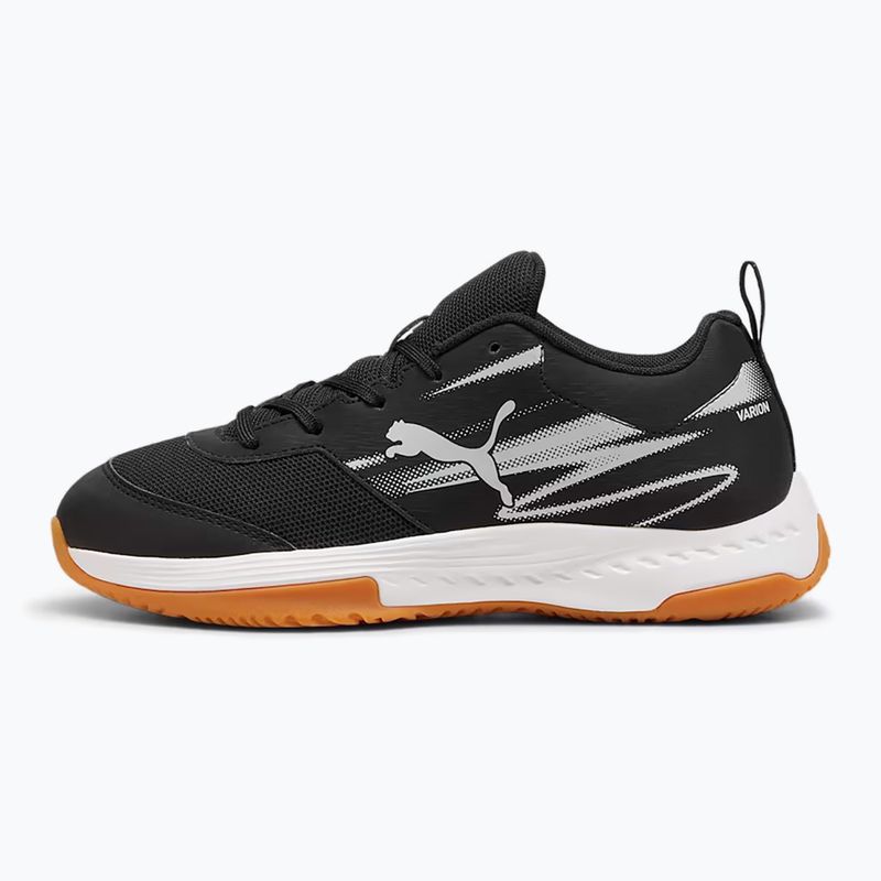 PUMA Varion II Jr gyermek beltéri sportcipő puma fekete/hűvös világosszürke/gumi 9