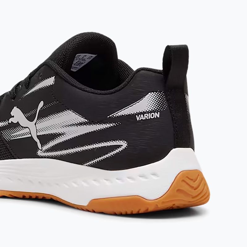 PUMA Varion II Jr gyermek beltéri sportcipő puma fekete/hűvös világosszürke/gumi 13