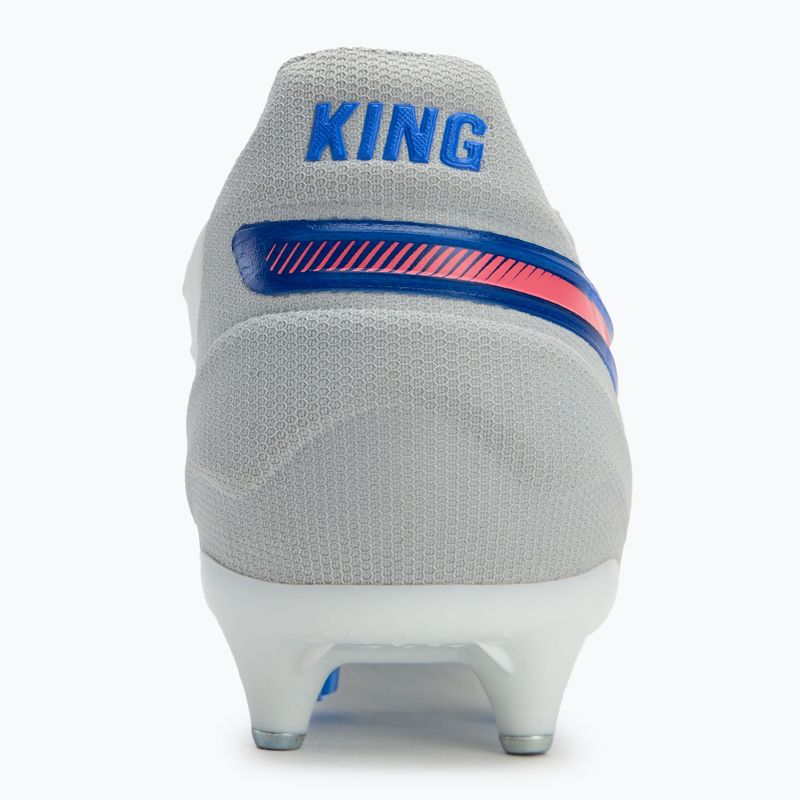 PUMA King Match MxSG férfi futballcipő puma fehér/kékmáz/szürke/szürke/szürkésbarna/szürkéscsillogás 6