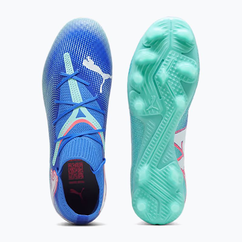 PUMA Future 7 Pro FG/AG férfi futballcipő bluemazing/puma fehér/electric peppermint 4