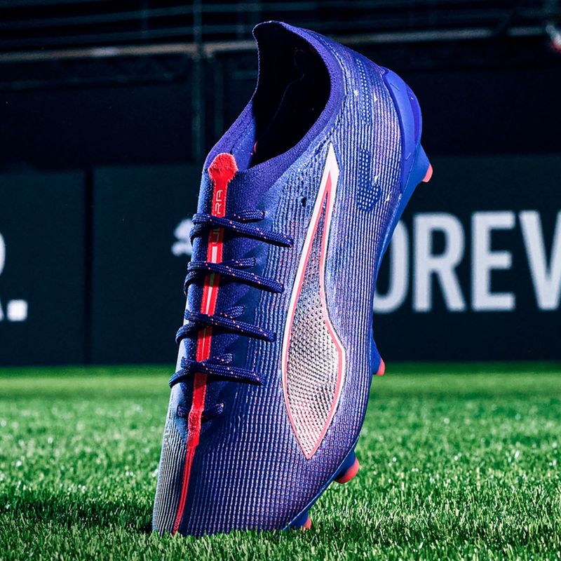 PUMA Ultra 5 Ultimate FG lapis lazuli/puma fehér/sunset gloe futballcipő 16