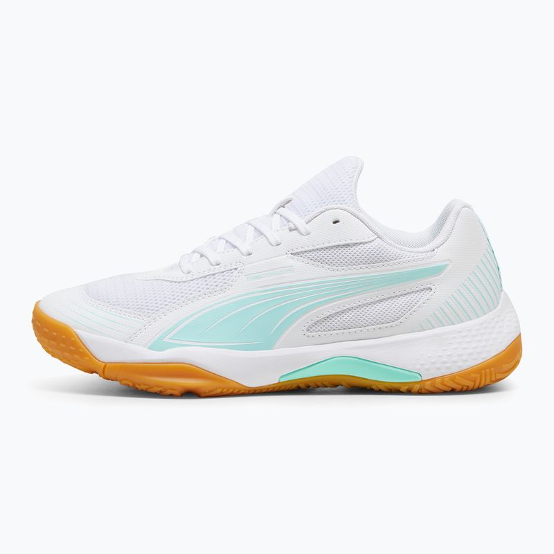 Női beltéri sportcipő PUMA Solarflash III puma fehér/elektromos borsmenta 2
