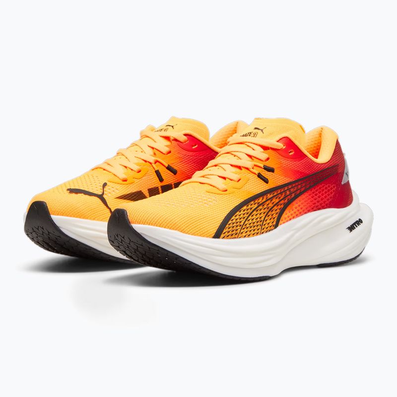 Női futócipő PUMA Deviate Nitro 3 Fade sun stream/sunset glow/puma fehér 8