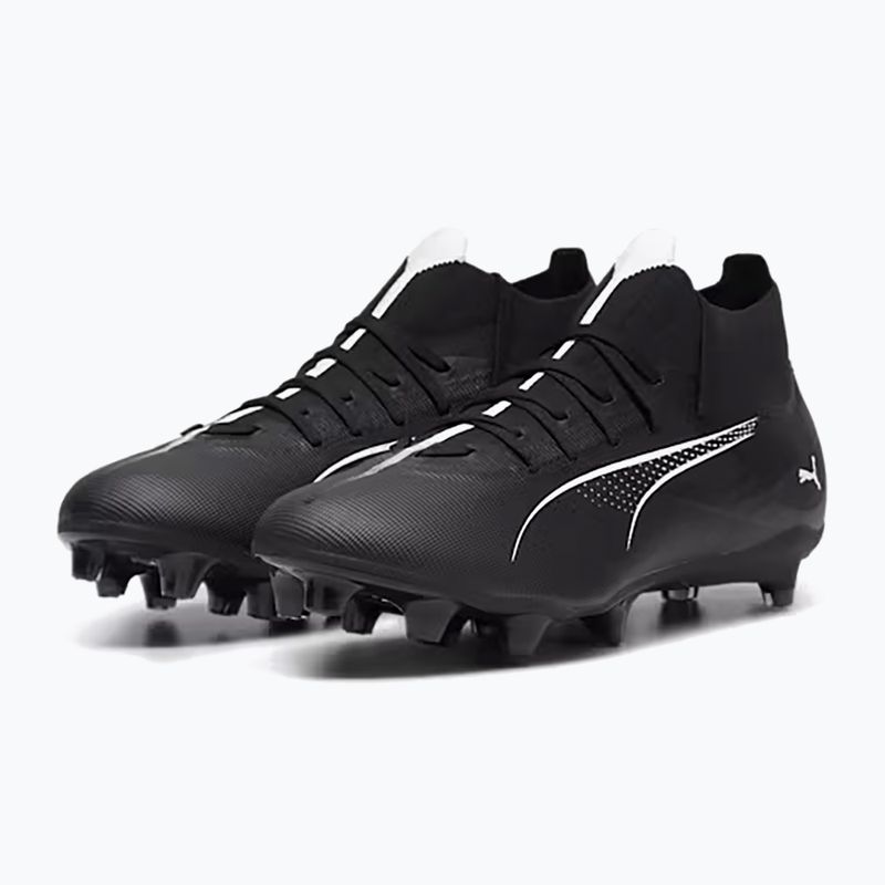 PUMA Ultra 5 Match+ FG/AG labdarúgócipő puma fekete/puma fehér 8