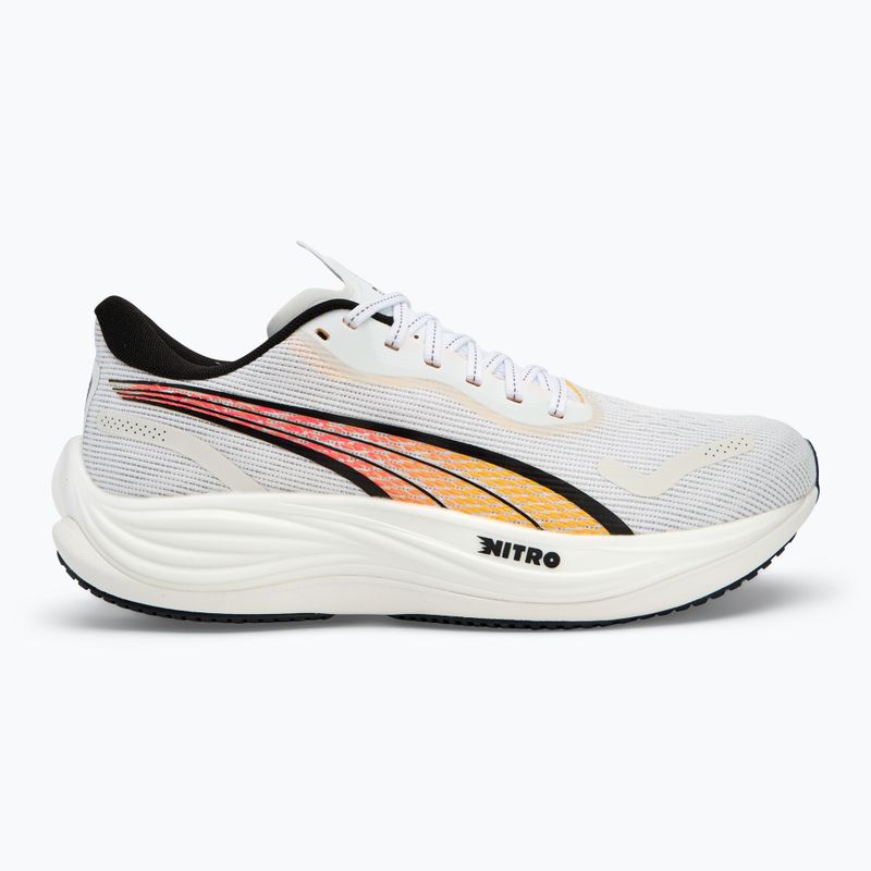 Férfi futócipő PUMA Velocity Nitro 3 puma fehér/sun stream 2