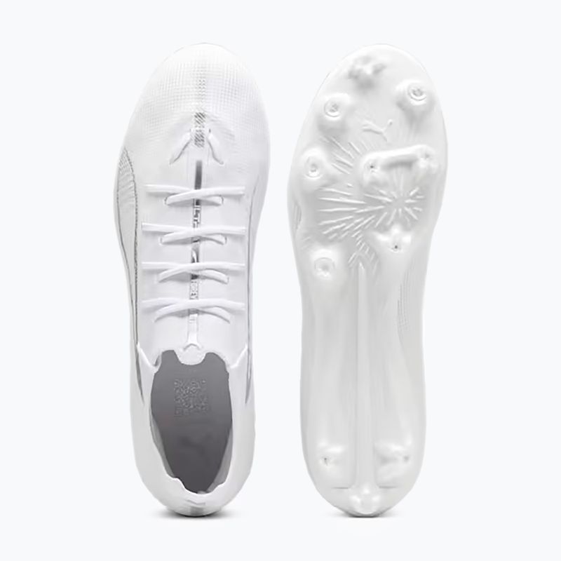 PUMA Ultra 5 Pro FG/AG futballcipő puma fehér/puma fehér 11