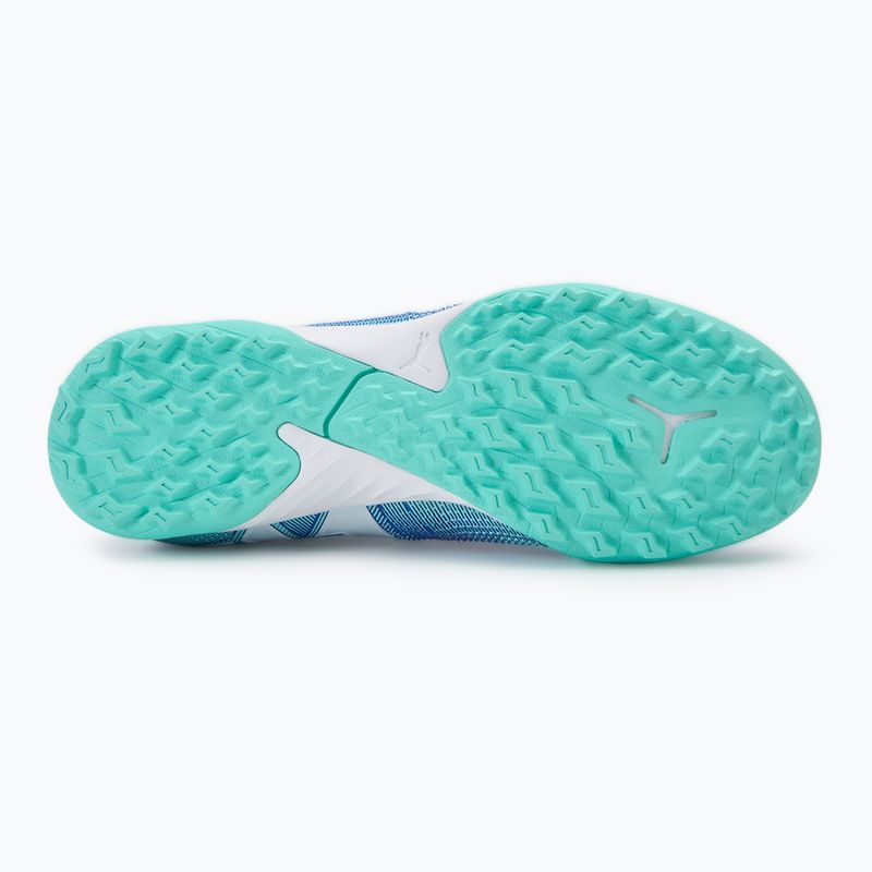Gyerek focicipő PUMA Future 7 Match TT + Mid Jr bluemazing/puma white/electric peppermint 4