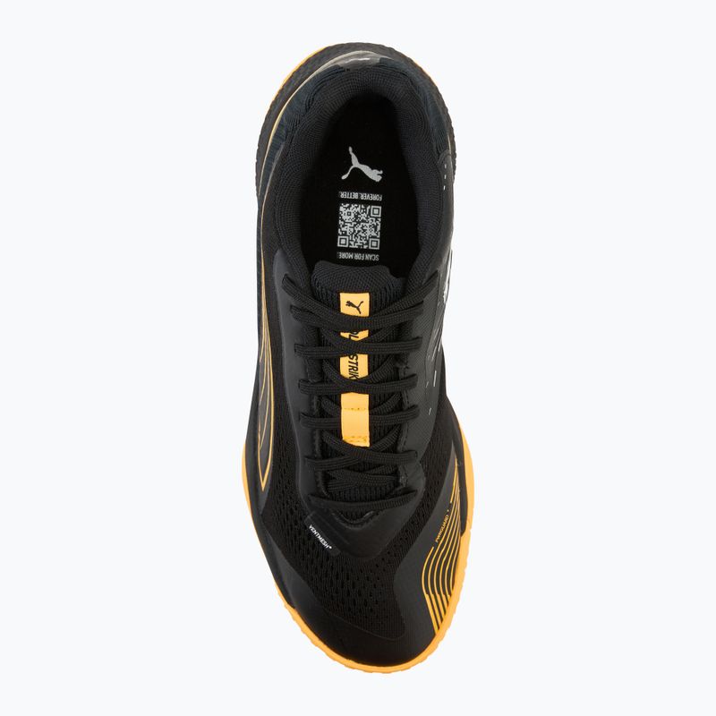 PUMA Solarstrike III beltéri sportcipő puma fekete/napsugár/puma fehér 5