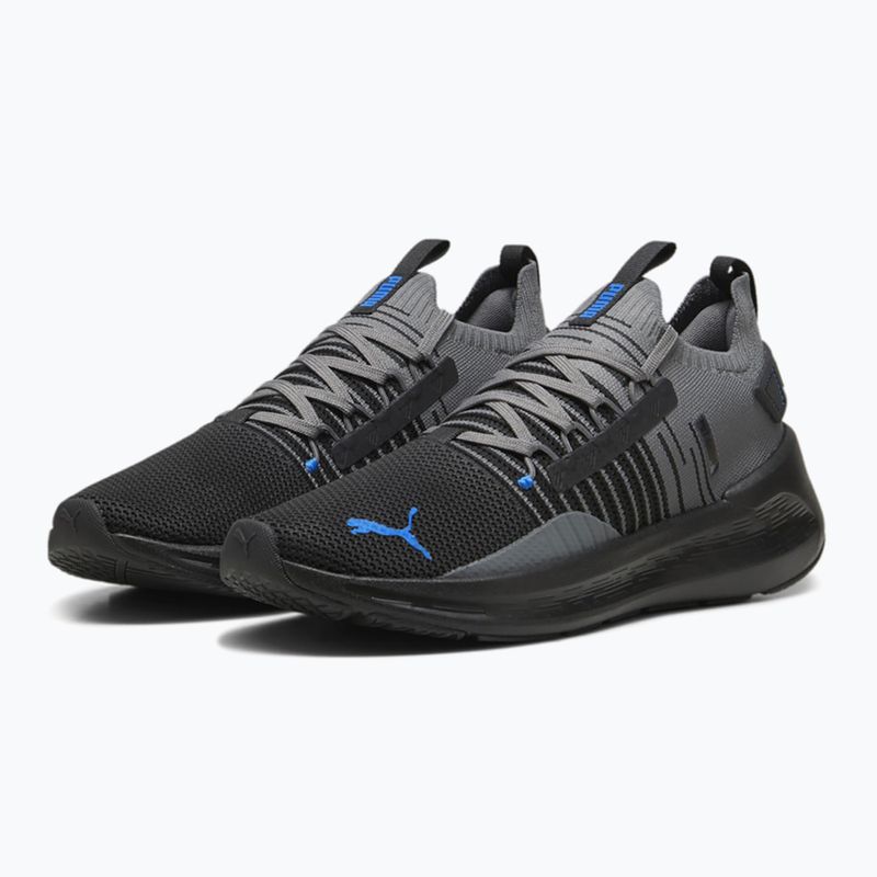 PUMA Softride Symmetry Fuzion futócipő puma fekete/hűvös sötétszürke/puma team royal