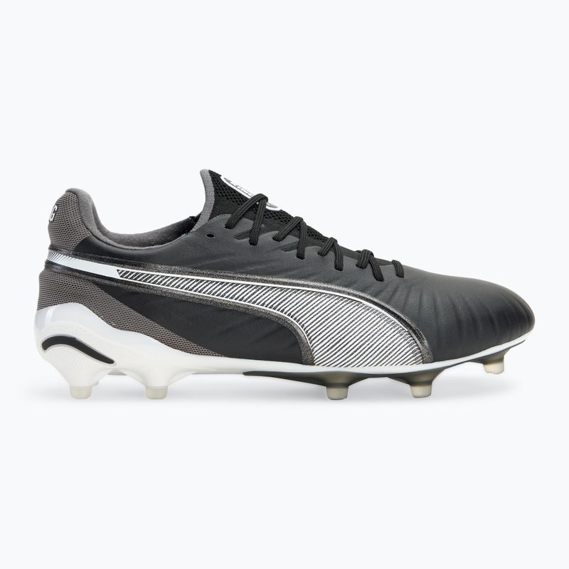 PUMA King Ultimate FG/AG labdarúgócipő puma fekete/puma fehér/hideg sötétszürke 2