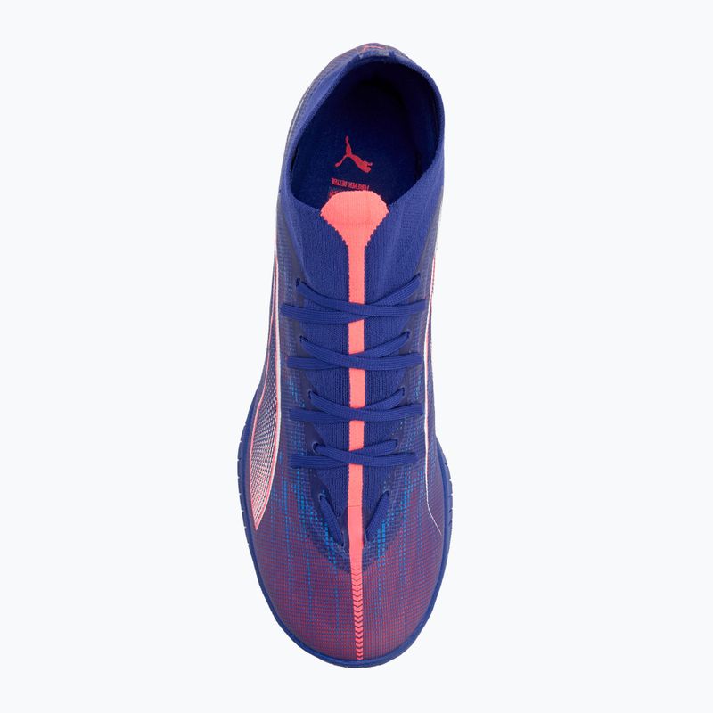 PUMA Ultra 5 Match+ TT lápisz lazuli/puma fehér/napsütéses fényű futballcipő 5