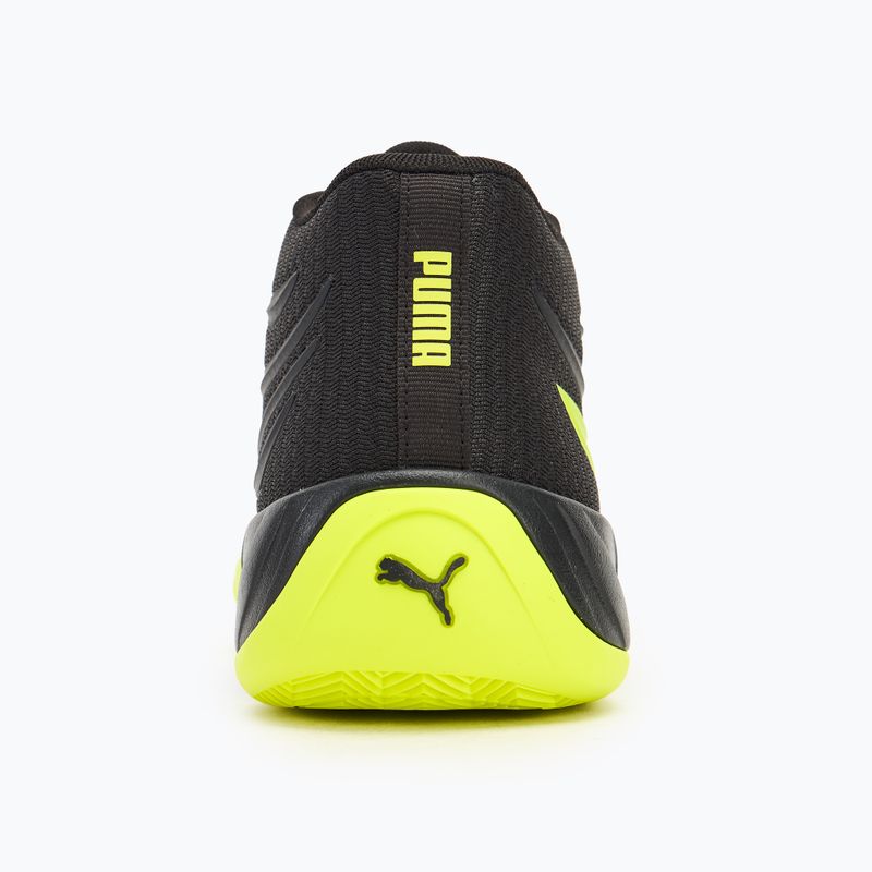 Férfi kosárlabda cipő PUMA Court Pro puma black/electric lime 6