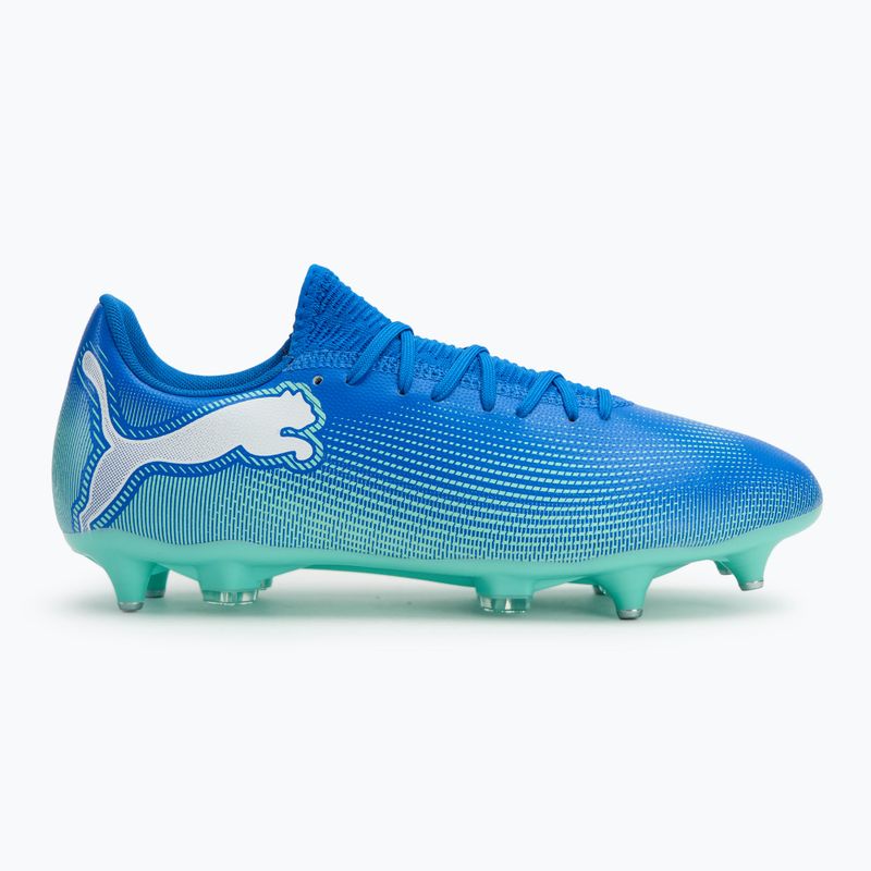 Futballcipő PUMA Future 7 Play MxSG hyperlink blue/mint/puma white 2