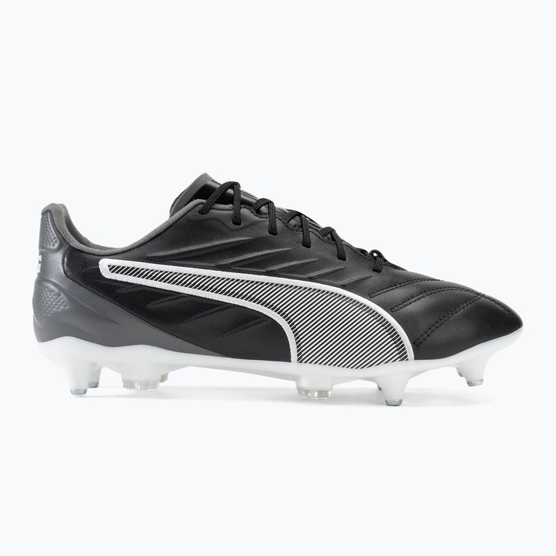 PUMA King Pro MxSG férfi futballcipő puma fekete/puma fehér/hűvös sötétszürke 2