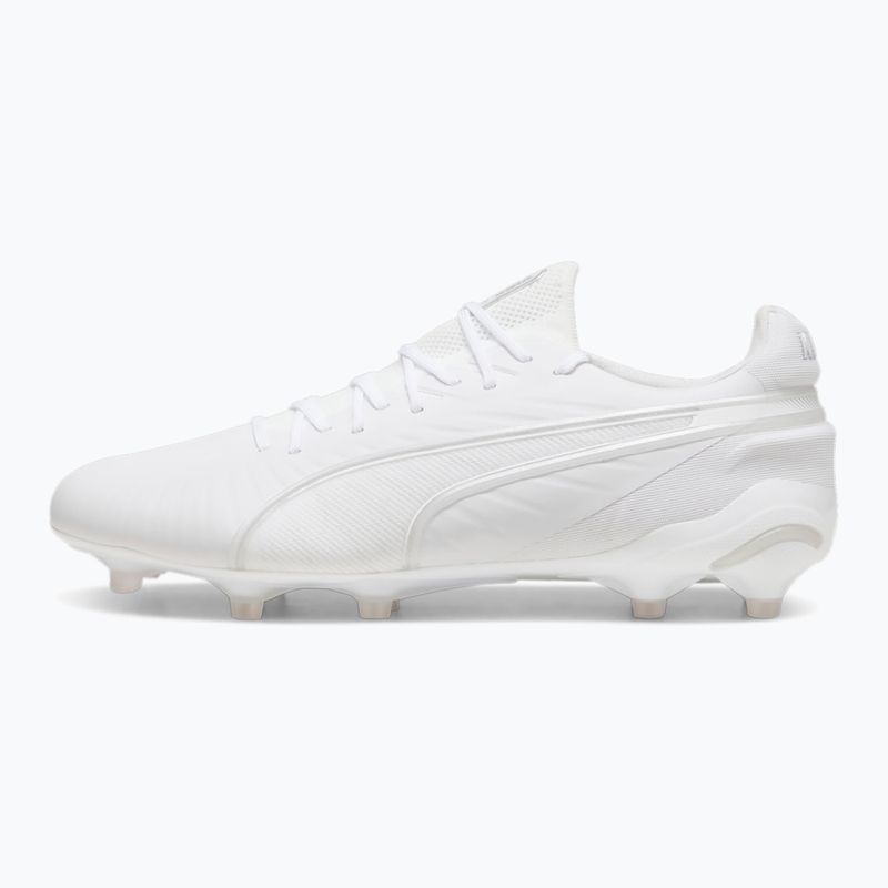 PUMA King Ultimate FG/AG futballcipő puma fehér/puma ezüst 9