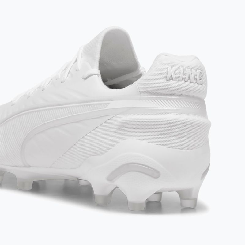 PUMA King Ultimate FG/AG futballcipő puma fehér/puma ezüst 13