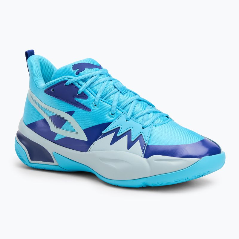 Kosárlabda cipő PUMA Genetics purple glimmer/bright aqua/strong gray/white