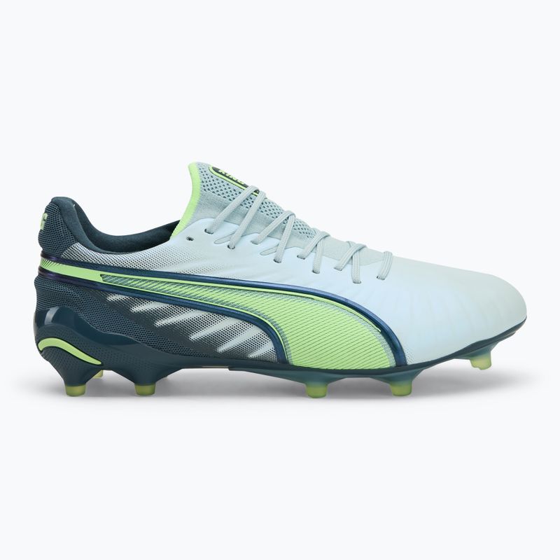 PUMA King Ultimate FG/AG fagyos harmat/szédítő alma futballcipő 2