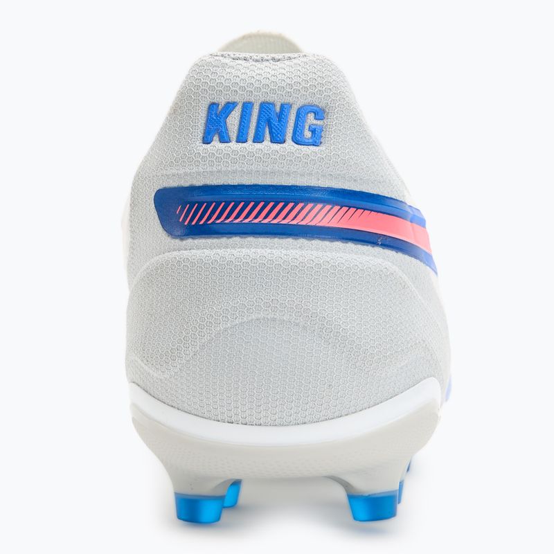 PUMA King Match FG/AG futballcipő puma fehér/kékmáz/szürke/szürke/szürkés fényű futballcipő puma white/bluemazing/flat light grey/sunset glow 6