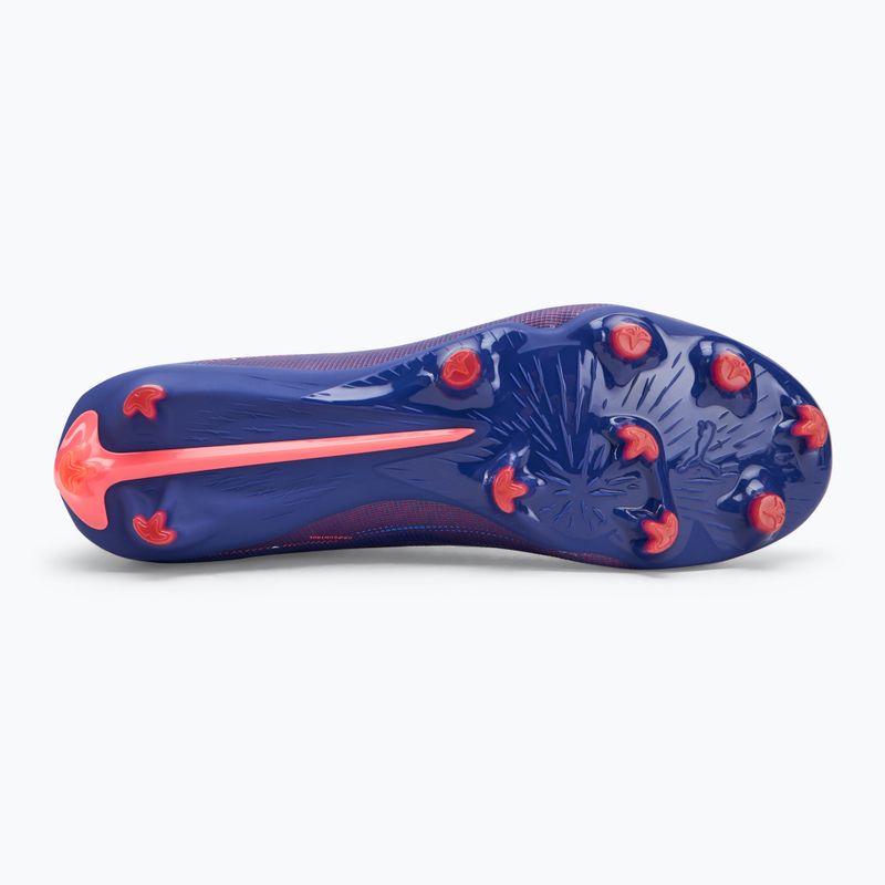 PUMA Ultra 5 Match+ FG/AG lapis lazuli/puma fehér/sunset gloe futballcipő 4