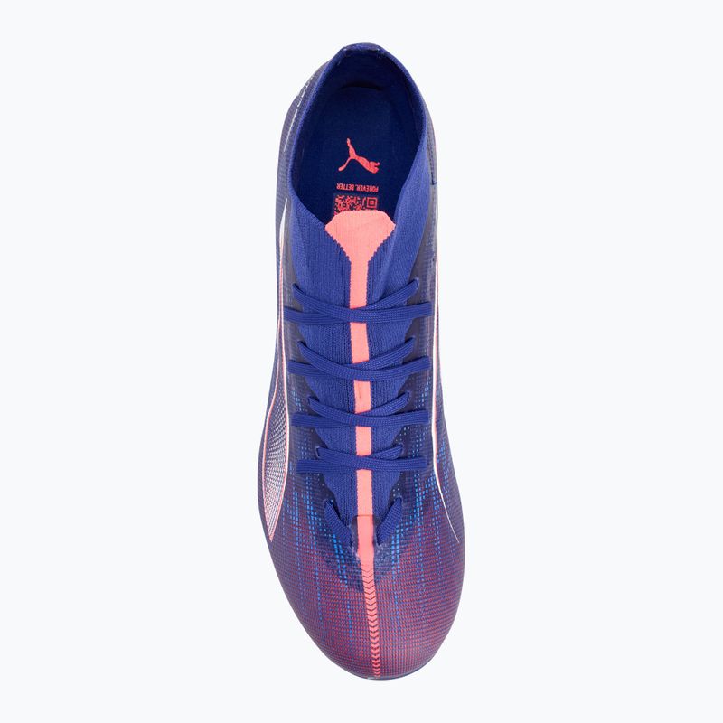 PUMA Ultra 5 Match+ FG/AG lapis lazuli/puma fehér/sunset gloe futballcipő 5