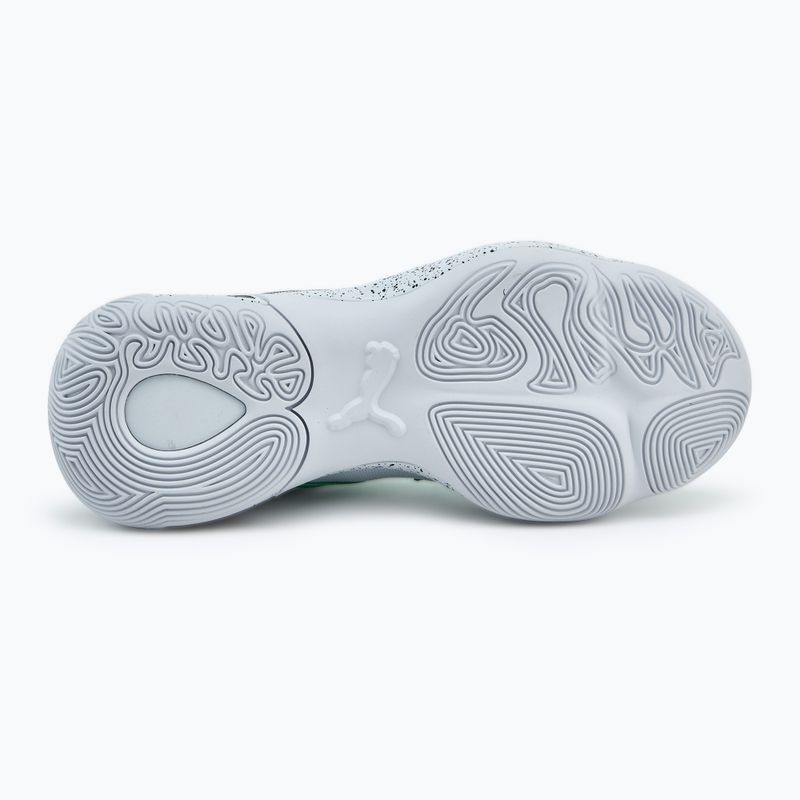 Férfi kosárlabda cipő PUMA Genetics Speckle puma fekete/ezüst köd/jade fagy 5